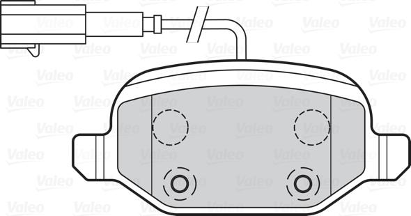 Valeo 302140 - Тормозные колодки, дисковые, комплект avtokuzovplus.com.ua