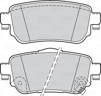 Valeo 302165 - Тормозные колодки, дисковые, комплект avtokuzovplus.com.ua