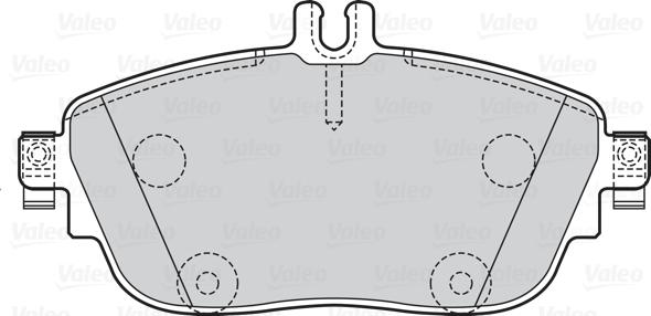 Valeo 302210 - Гальмівні колодки, дискові гальма autocars.com.ua