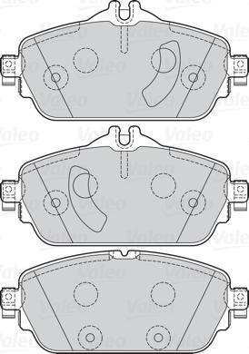 Valeo 302211 - Тормозные колодки, дисковые, комплект avtokuzovplus.com.ua