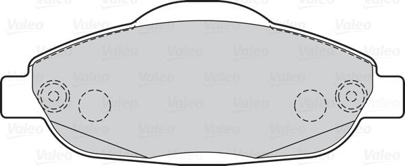 Valeo 302215 - Тормозные колодки, дисковые, комплект autodnr.net