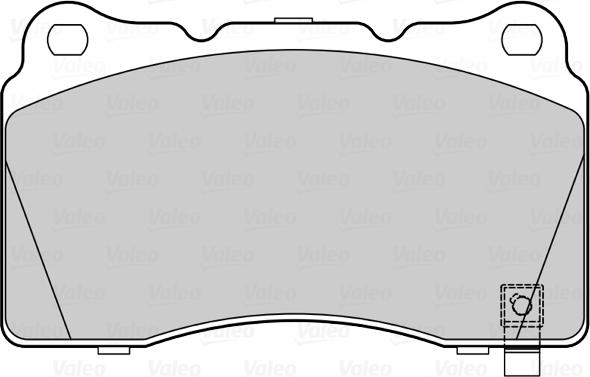 Valeo 302310 - Тормозные колодки, дисковые, комплект autodnr.net