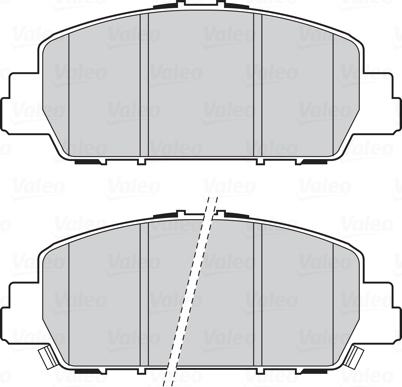 Valeo 302315 - Тормозные колодки, дисковые, комплект autodnr.net