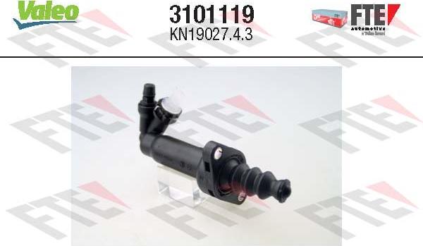 VALEO 3101119 - Робочий циліндр, система зчеплення autocars.com.ua