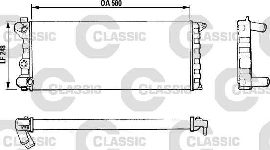 Valeo 311392 - Радіатор, охолодження двигуна autocars.com.ua