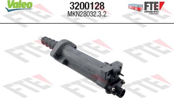 VALEO 3200128 - Робочий циліндр, система зчеплення autocars.com.ua