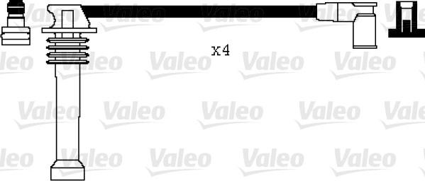Valeo 346008 - Комплект проводов зажигания avtokuzovplus.com.ua
