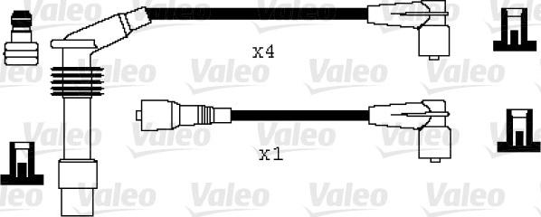 Valeo 346010 - Комплект проводов зажигания avtokuzovplus.com.ua