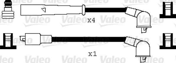 Valeo 346024 - Комплект проводов зажигания avtokuzovplus.com.ua