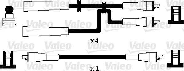 Valeo 346046 - Комплект проводов зажигания autodnr.net