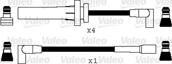 Valeo 346054 - Комплект проводов зажигания autodnr.net