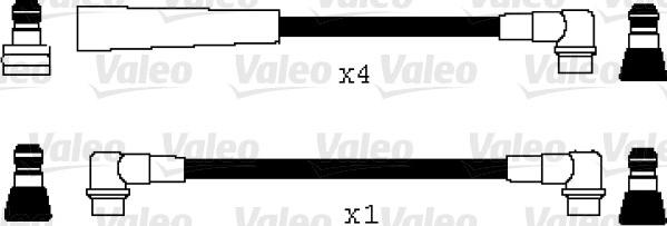 VALEO 346060 - Комплект проводів запалювання autocars.com.ua