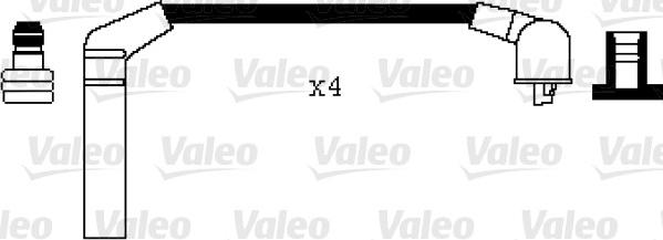 Valeo 346062 - Комплект проводов зажигания autodnr.net