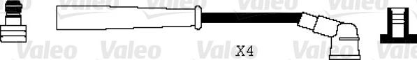 Valeo 346063 - Комплект проводів запалювання autocars.com.ua