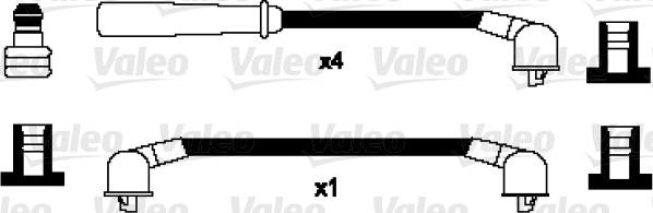 Valeo 346064 - Комплект проводів запалювання autocars.com.ua
