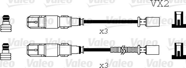 Valeo 346071 - Комплект проводів запалювання autocars.com.ua