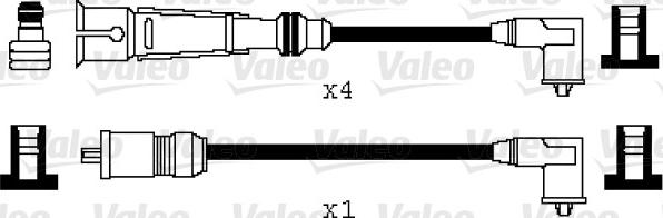 VALEO 346072 - Комплект проводів запалювання autocars.com.ua