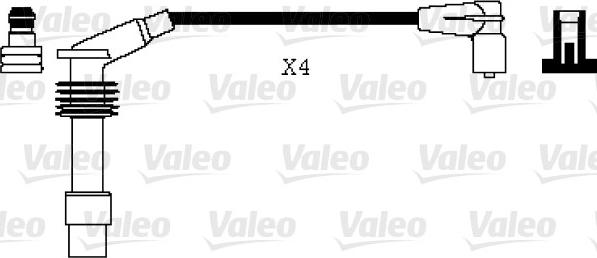 Valeo 346074 - Комплект проводов зажигания avtokuzovplus.com.ua
