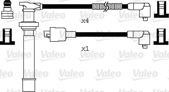 Valeo 346075 - Комплект проводів запалювання autocars.com.ua