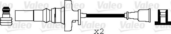 Valeo 346080 - Комплект проводов зажигания autodnr.net