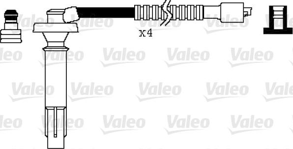 Valeo 346082 - Комплект проводов зажигания autodnr.net