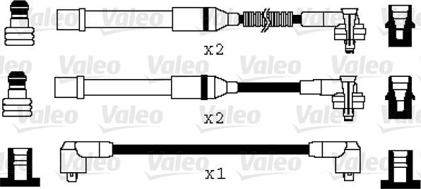 Valeo 346087 - Комплект проводів запалювання autocars.com.ua