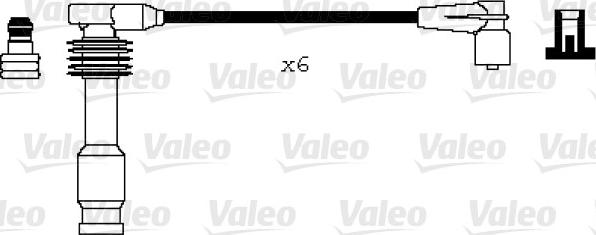 Valeo 346089 - Комплект проводов зажигания avtokuzovplus.com.ua