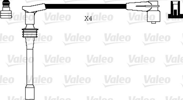 Valeo 346098 - Комплект проводов зажигания autodnr.net