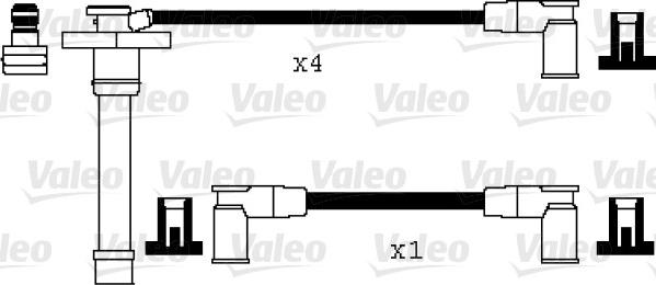 Valeo 346102 - Комплект проводов зажигания autodnr.net
