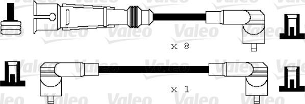 Valeo 346105 - Комплект проводів запалювання autocars.com.ua