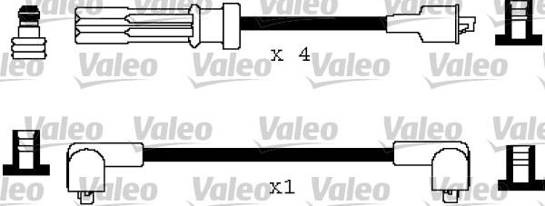 Valeo 346108 - Комплект проводов зажигания avtokuzovplus.com.ua