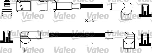 Valeo 346118 - Комплект проводов зажигания autodnr.net