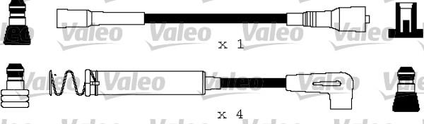 Valeo 346136 - Комплект проводов зажигания autodnr.net