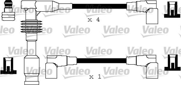 Valeo 346138 - Комплект проводов зажигания autodnr.net