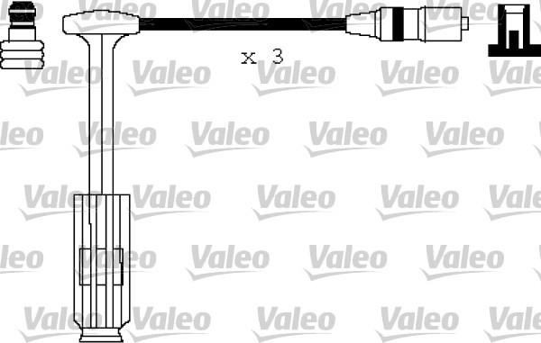 Valeo 346146 - Комплект проводов зажигания avtokuzovplus.com.ua