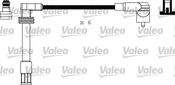 Valeo 346178 - Комплект проводов зажигания avtokuzovplus.com.ua