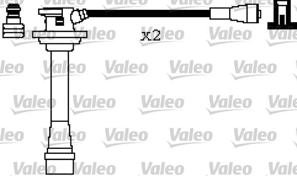 Valeo 346187 - Комплект проводов зажигания autodnr.net