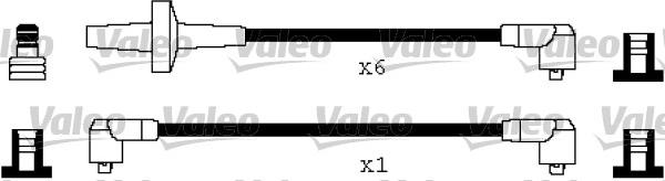 VALEO 346190 - Комплект проводів запалювання autocars.com.ua