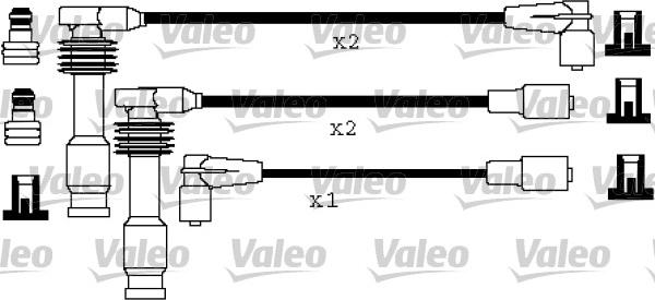 Valeo 346193 - Комплект проводів запалювання autocars.com.ua