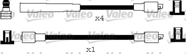 VALEO 346204 - Комплект проводів запалювання autocars.com.ua