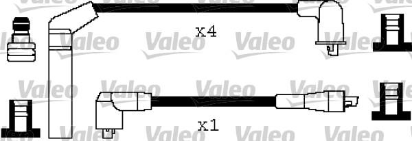 Valeo 346210 - Комплект проводов зажигания autodnr.net