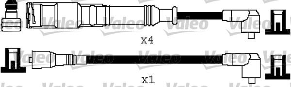Valeo 346217 - Комплект проводов зажигания autodnr.net