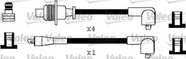 Valeo 346218 - Комплект проводов зажигания avtokuzovplus.com.ua