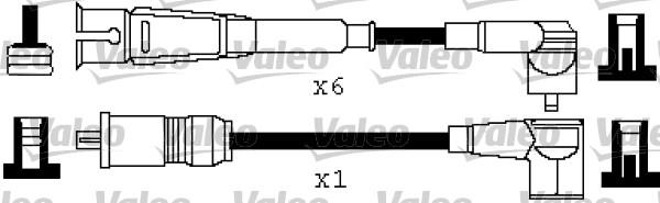 Valeo 346219 - Комплект проводів запалювання autocars.com.ua