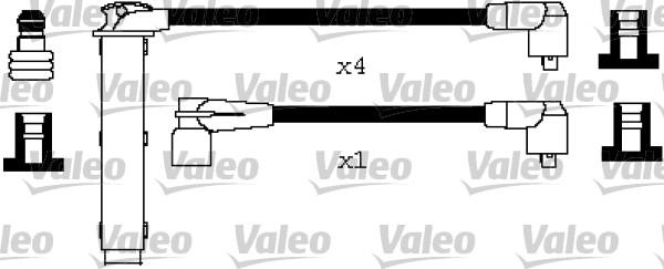 Valeo 346237 - Комплект проводів запалювання autocars.com.ua
