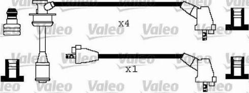 Valeo 346258 - Комплект проводов зажигания avtokuzovplus.com.ua