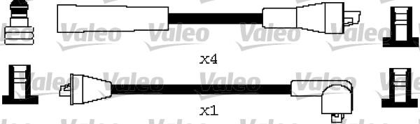 VALEO 346261 - Комплект проводів запалювання autocars.com.ua