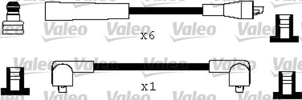 VALEO 346277 - Комплект проводів запалювання autocars.com.ua