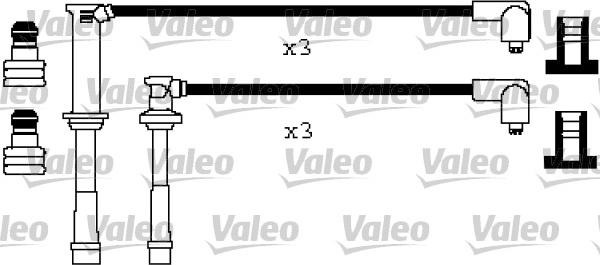 Valeo 346283 - Комплект проводів запалювання autocars.com.ua