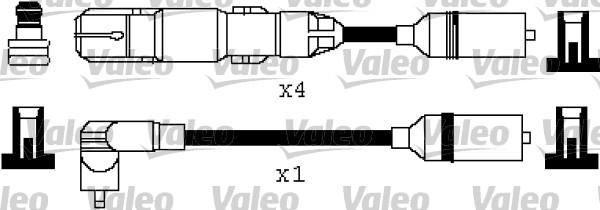 Valeo 346317 - Комплект проводов зажигания autodnr.net
